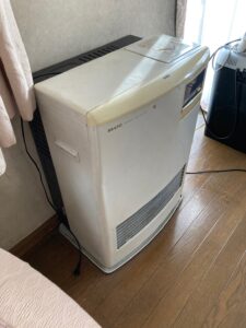 さいたま市南区大谷口で、FF-55MT、トヨトミ、FF式、石油ストーブ交換